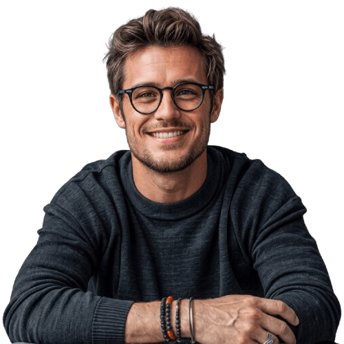 Candidato sorrindo